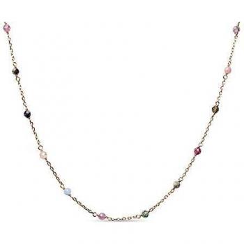 Gargantilla de plata Luxenter Ilam con baño de oro