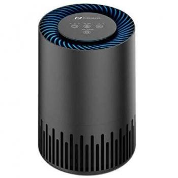 PureMate Air Purifier for Home, Quiet Air Cleaner with True HEPA Filter with 4Sp