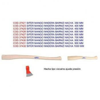 Hacha de Madera Barnizada Sifer 400 mm