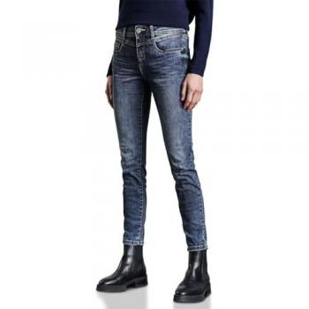 STREET ONE Chinohose im Slim-Fit Schnitt