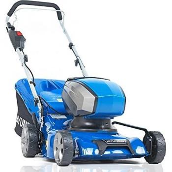Hyundai 40V Cordless Roller, Mulching Lawnmower, Powerful 33cm Cut Lawn Mower