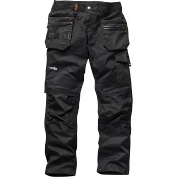 Pantalón Trade Flex Scruffs T54504, color negro, talla 40 l