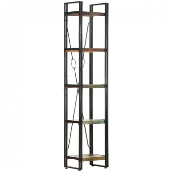 Bibliothèque en bois massif recyclé 40x30x180 cm