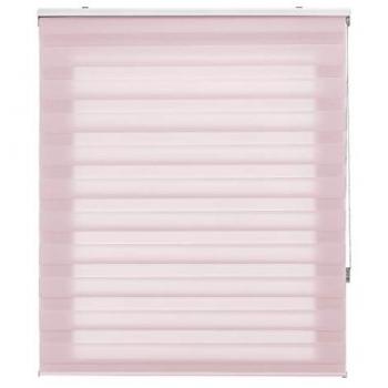 Estor Doble Función Rosa 140x180 – Blindecor