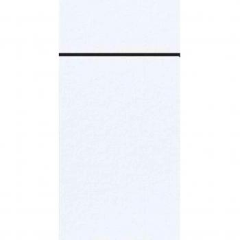 Duni Slim Pocket Napkins, White – 40 cm x 33 cm, 65 Count