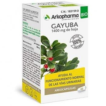Cápsulas Diuréticas y Antibacterianas Gayuba
