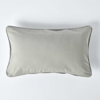 Housse de coussin 30 x 50 cm Gris Uni