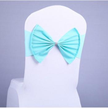 10 housses de chaise avec nœud papillon pour fête de mariage