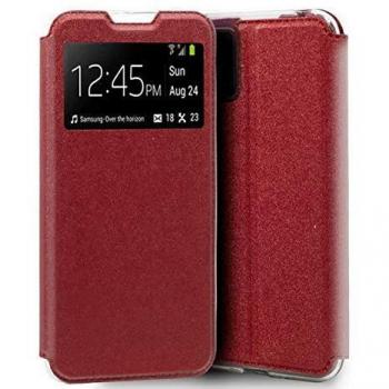 Protector libro con apertura y soporte para Huawei P40 Lite rojo brillante