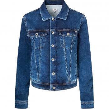 Pepe Jeans Core Veste femme – Marine (S) – Denim et coton