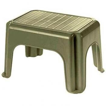 Taburete Plegable Redondo Acolchado 30x30x45cm