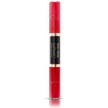 Max Factor Lippenfarbe & Glanz 640 Lasting Grenadine, Damen, 2x3 ml, Kosmetik