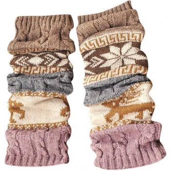 Knee High Christmas Leg Warmers for Women