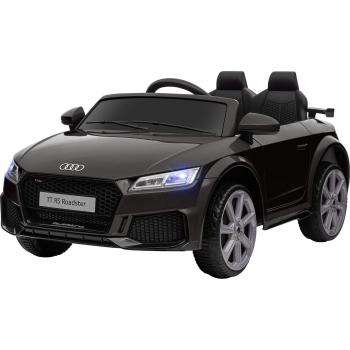 HOMCOM Auto Elettrica per Bambini 3-5 Anni AUDI TT con Telecomando, Fari LED, Portiere Apribili, Sicurezza e Divertimento in Nero