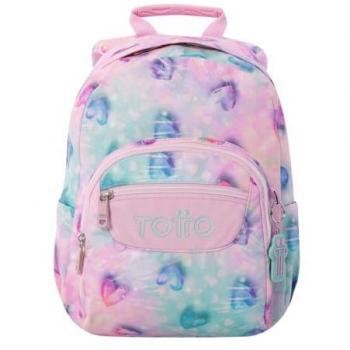 Totto Mochila de Bolsillo Shiny Heart con Capacidad 11.8L