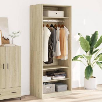 Guarda-Roupa VidaXL Derivados de Madeira Carv. Sonata 80x50x200