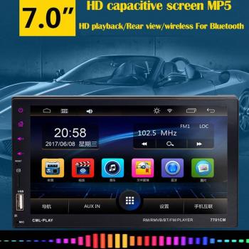 OMESHIN MP4/MP5 Auto‑Media Center – Versenkbarer Bluetooth-Stereo (7701, Jun13)
