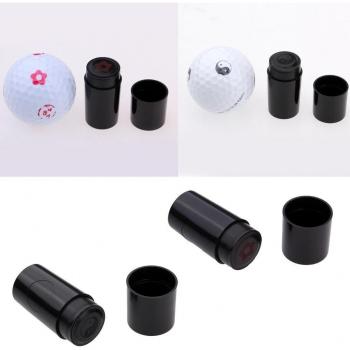 Golf Ball Symbol Stamp Pair