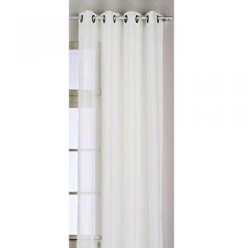 Tenda trasparente Chic bianco 145x240 cm