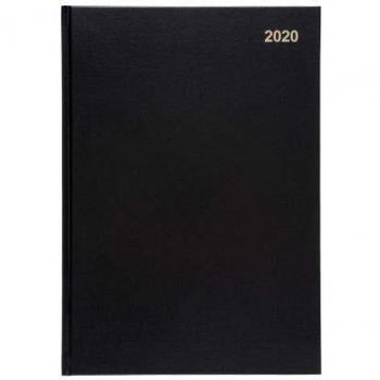 020 A4 Week-at-a-Glance Diary in Black by 5 Star Office