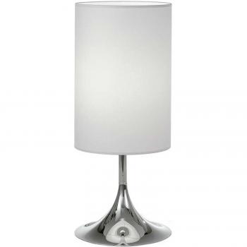 Table Lamp 55 cm Flute White Chrome