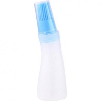 Botella de aceite portátil con cepillo para hornear, 1 ud