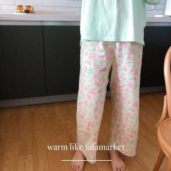 Ladies' Cotton Sleepwear Floral Pants