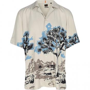 Boss Rustic Brown Graphic Top