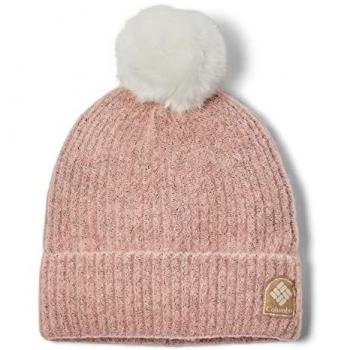 Columbia Damen Mütze Winter Blur Pom Pom Beanie CU0036 Rosa
