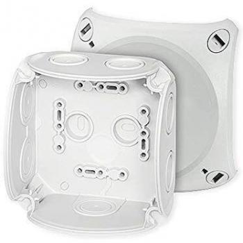 Boîte de dérivation Hensel IP66 104mm x 104mm gris clair