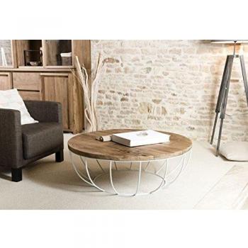 Table Basse Coque TECK 100x100cm