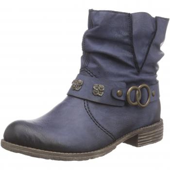Rieker 74798 Damen Stiefeletten, ozean/14, 38