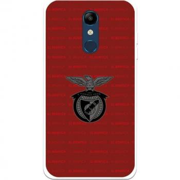 Funda para LG K11 Benfica escudo fondo granate