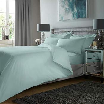Super Soft 100% Egyptian Cotton Duck Egg Blue Bedsheet with 400TC for Ultimate Comfort