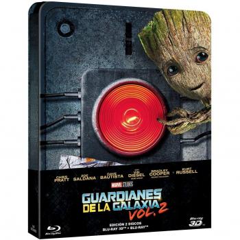 Guardianes de la Galaxia Vol.2 Caja Metalica 3D BluRay (SP)