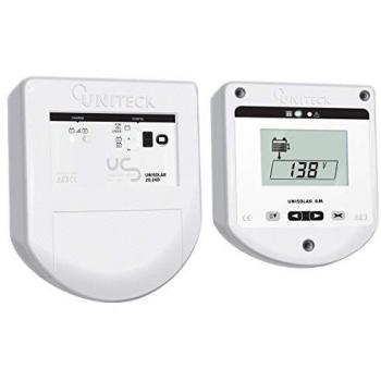 Unisolar 20.24DR Charge Controller Solaire PWM 12V/24V 20A Double Batterie + Afficheur Portable