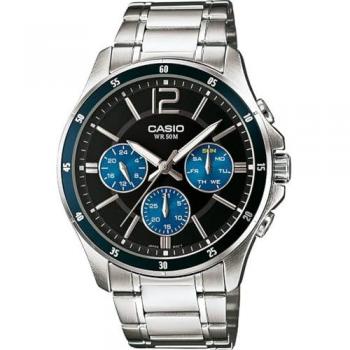Orologio da Polso Casio MTP‑1374PD‑2AVEF – Edizione Argento 43 mm