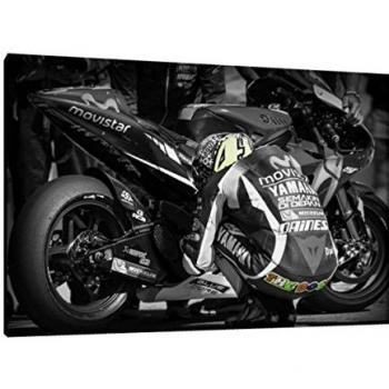 Valentino Rossi Racing Art – 30x20 Canvas Print