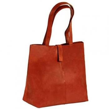 Hellbraune Ledertasche von VidaXL – Handtasche für Frauen