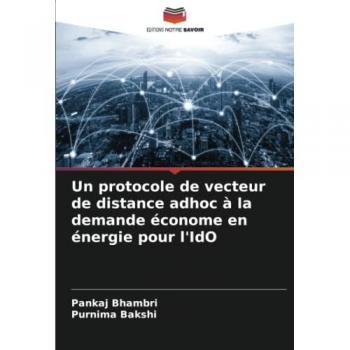 Un protocole de vecteur de distance adhoc à la demande économe en énergie pour l'IdO