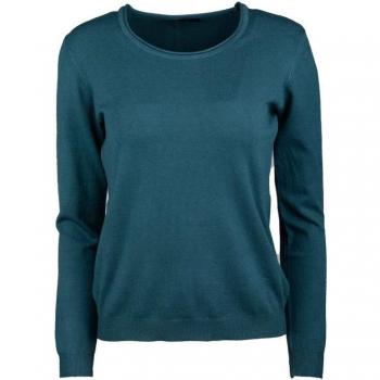 Pull femme 30% cachemire col rond maille fine REAL CASHMERE