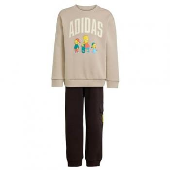 Tuta adidas LK “The Simpsons” Marrone-Beige per bambini