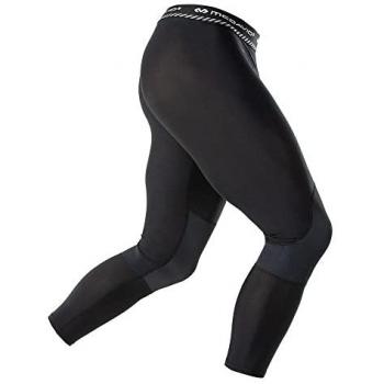 Legging de compression 3/4 McDavid, support double couche du genou – Blanc – Hommes – Multisport