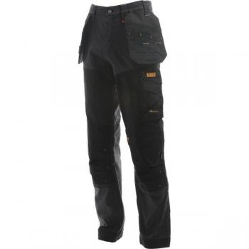 DeWalt Memphis Mens Stretch Work Trousers Grey / Black 34 29