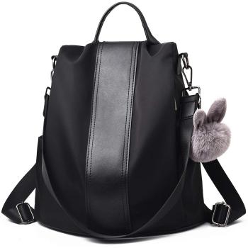 Charmore Damen-Wasserresistenter Rucksack – Nylon-Schultasche, Tagesrucksack, Diebstahlschutz