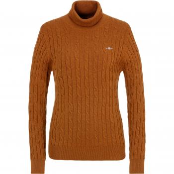 Gant Rollkragenpullover „Stretch Cotton Cable Turtleneck“ – Zopfmuster