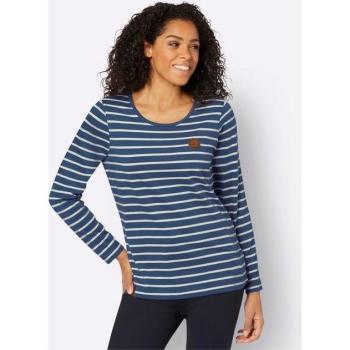 Casual Look Damen Shirt – 50% Baumwolle, 50% Modal, gestreift