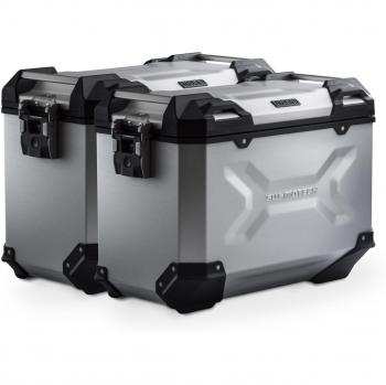 SW‑Motech TRAX ADV Alluminio Valigia Argento 45/45L per Honda NT1100 (21-)