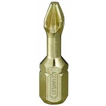Stanley 1/4 Zoll Pozidriv Bits PZ 2 Extra Hart 6er Pack