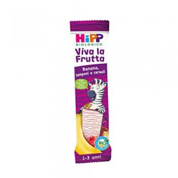 Hipp Gusto Banana & Lamponi, Barretta Biologica 23 g